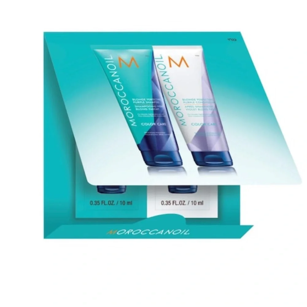 NWT Moroccanoil Moroccanoil Purple Shampoo & Conditioner Sampler